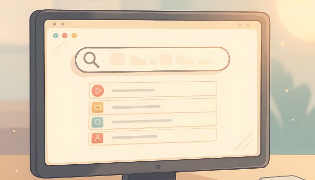 File, Open: a search dialog that shows only what you may see