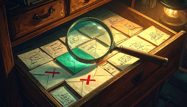 Grünes Siegel, rotes Siegel: Auch der abgelehnte Brief bleibt auffindbar